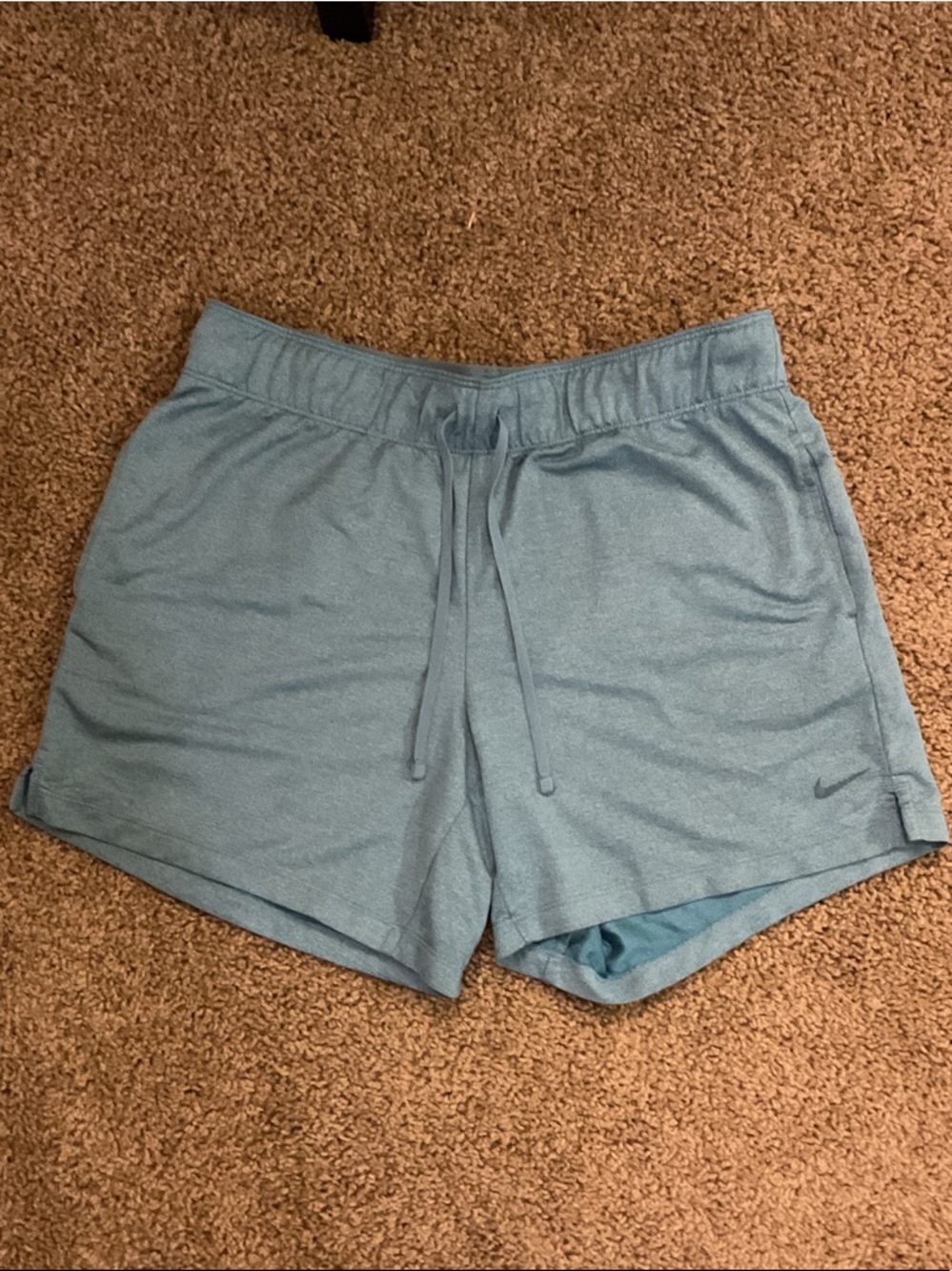 Nike Women's Teal Dri-FIT Athletic Shorts